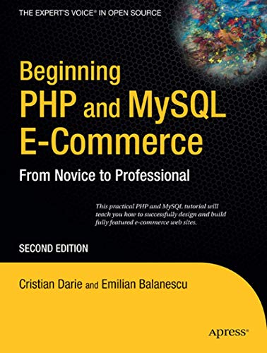 Beginning PHP and MySQL e-commerce Cover