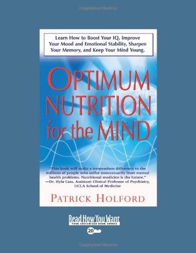 Optimum Nutrition for the Mind Cover