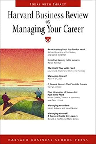 Harvard business review on managing your career. Cover