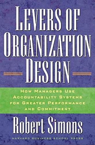 Levers Of Organization Design Cover