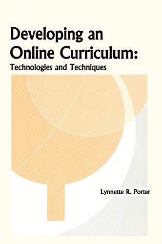 Developing an online curriculum Cover