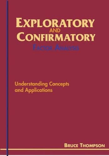 Exploratory and Confirmatory Factor Analysis Cover