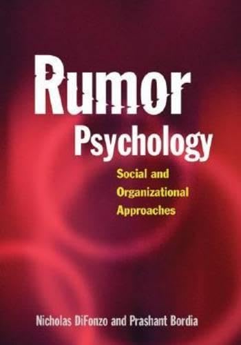 Rumor psychology Cover