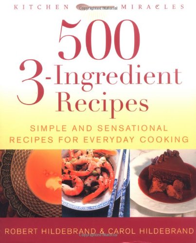 500 3-ingredient recipes Cover
