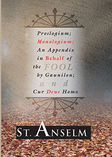 Proslogium/Monologium Cover