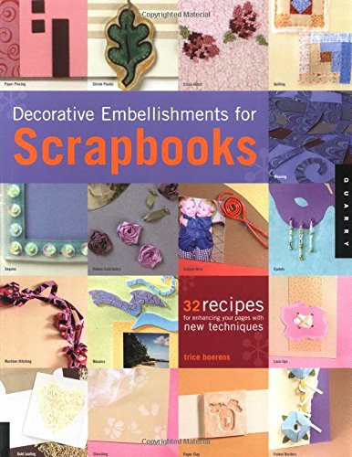 Decorative embellishments for scrapbooks Cover