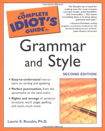 The complete idiot's guide to grammar and style Cover