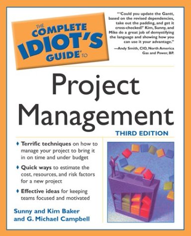 Complete idiot's guide to project management Cover