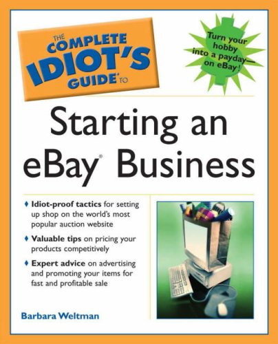 The complete idiot's guide to starting an eBay business Cover