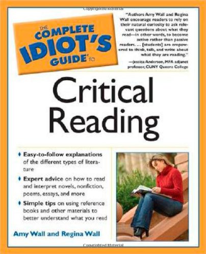 The Complete Idiot's Guide to Critical Reading Cover