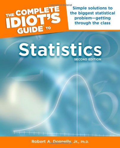 The complete idiot's guide to statistics Cover