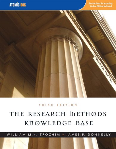 The Research Methods Knowledge Base Cover