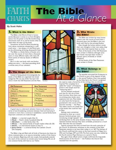 The Bible at a Glance Cover