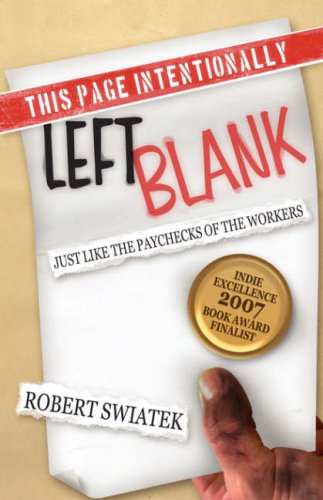 This Page Intentionally Left Blank - Just Like the Paychecks of the Workers Cover
