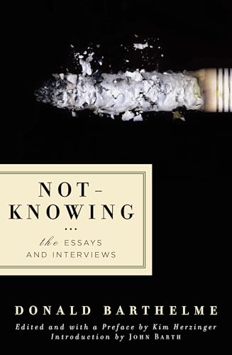 Not-Knowing Cover