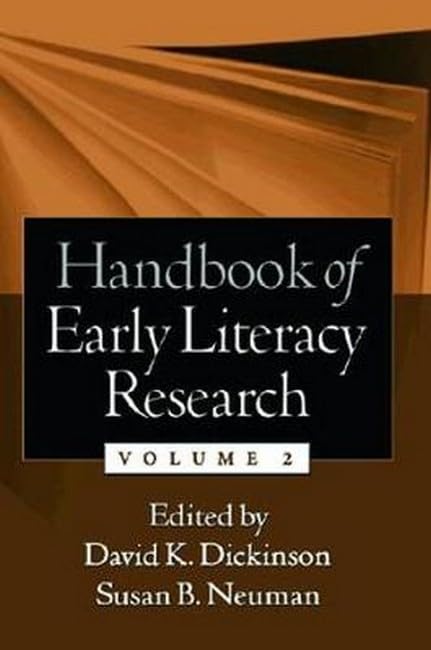Handbook of early literacy research Cover