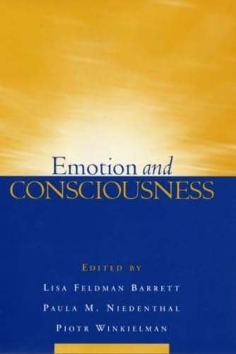Emotion and Consciousness Cover
