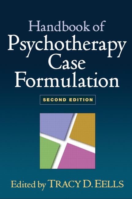 Handbook of psychotherapy case formulation Cover