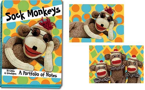 Sock Monkey Notecard Portfolio (PF79) Cover
