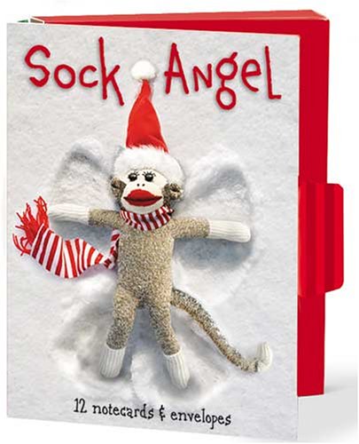 HN16 - Sock Monkey Holiday Notecard Folio Cover