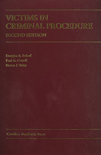 Victims in criminal procedure Cover