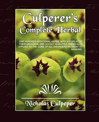 Culpeper's Complete Herbal Cover