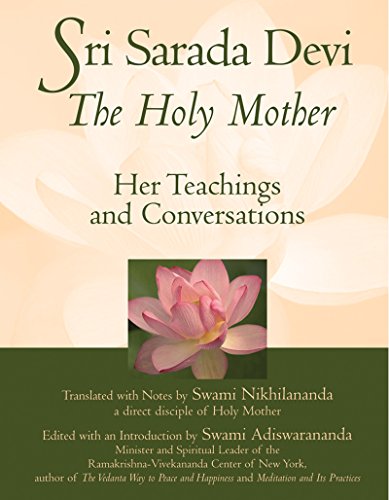 Sri Sarada Devi, the Holy Mother Cover