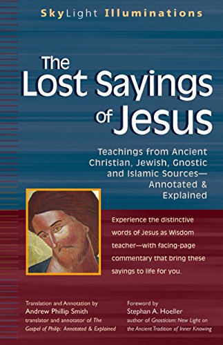 The lost sayings of Jesus Cover
