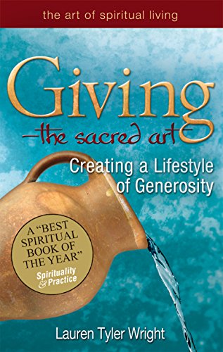 Giving, the sacred art Cover