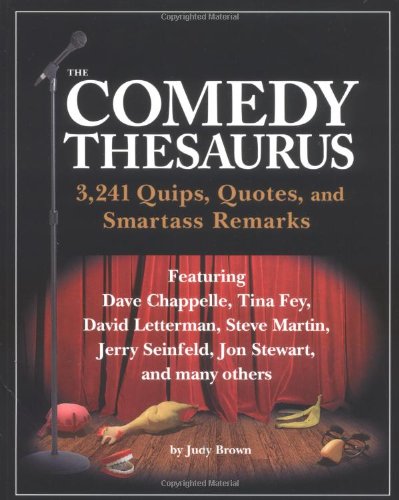 The comedy thesaurus Cover