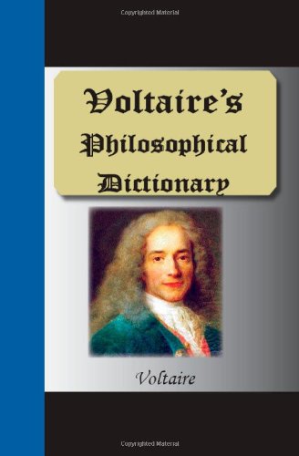 Voltaire's Philosophical Dictionary Cover