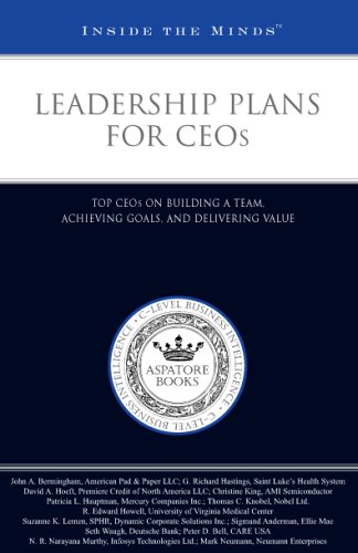 Leadership Plans for CEOs Cover