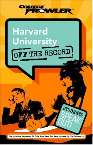 Harvard University: Off the Record Cover