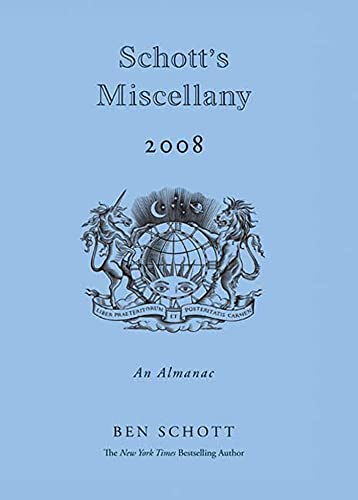Schott's Miscellany 2008 Cover