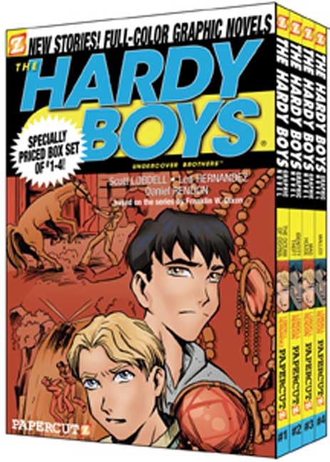 The Ocean of Osyria/Identity Theft/Madhouse/Malled (Hardy Boys Graphic Novels: Undercover Brothers 1-4) Cover