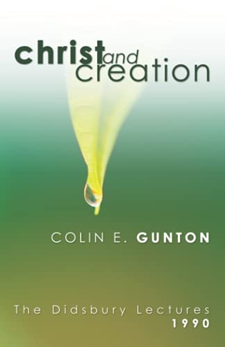 Christ and Creation Cover