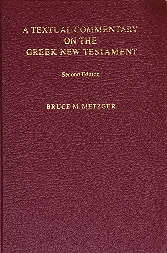 A Textual Commentary on the Greek New Testament Cover