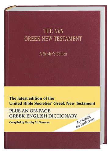 The UBS Greek New Testament a Reader's Edition (732) Cover