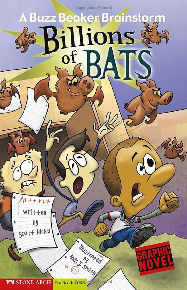 Billions of Bats: A Buzz Beaker Brainstorm (Graphic Sparks: a Buzz Beaker Brainstorm) Cover