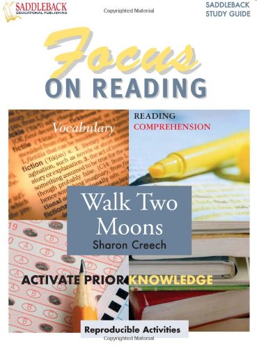 Walk Two Moons Reading Guide (Saddleback's Focus on Reading Study Guides) Cover