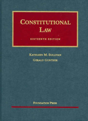 Constitutional Law (University Casebook) Cover