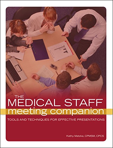 The medical staff meeting companion Cover