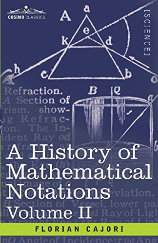 A History of Mathematical Notations Cover