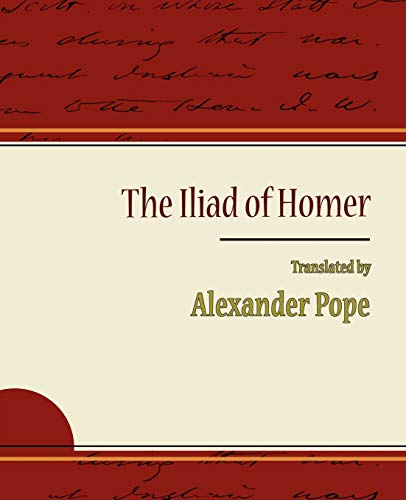 The Iliad of Homer - Alexander Pope Cover