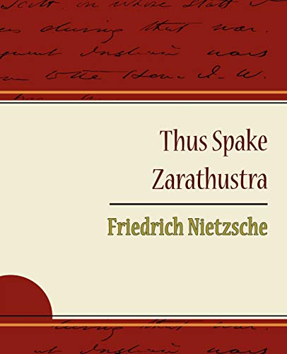 Thus Spake Zarathustra - Friedrich Nietzsche Cover