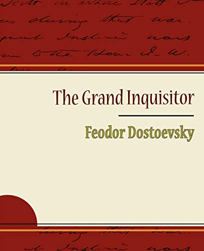 The Grand Inquisitor - Feodor Dostoevsky Cover