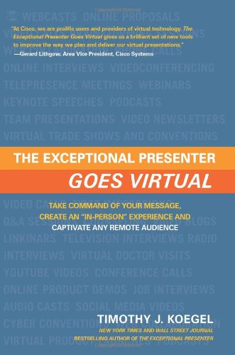 The exceptional presenter goes virtual Cover