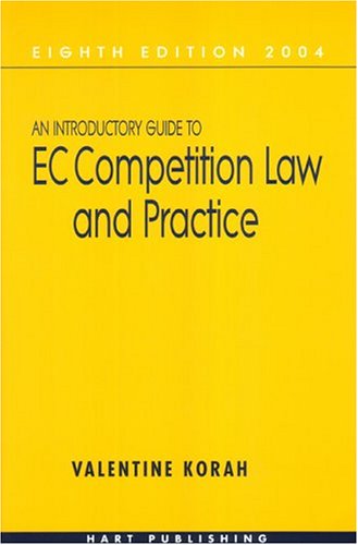 An introductory guide to EC competition law and practice Cover