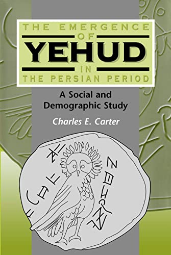 The emergence of Yehud in the Persian Period Cover