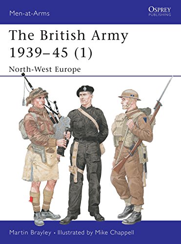 The British Army 1939-45 (1): North-West Europe (Men-at-Arms) Cover